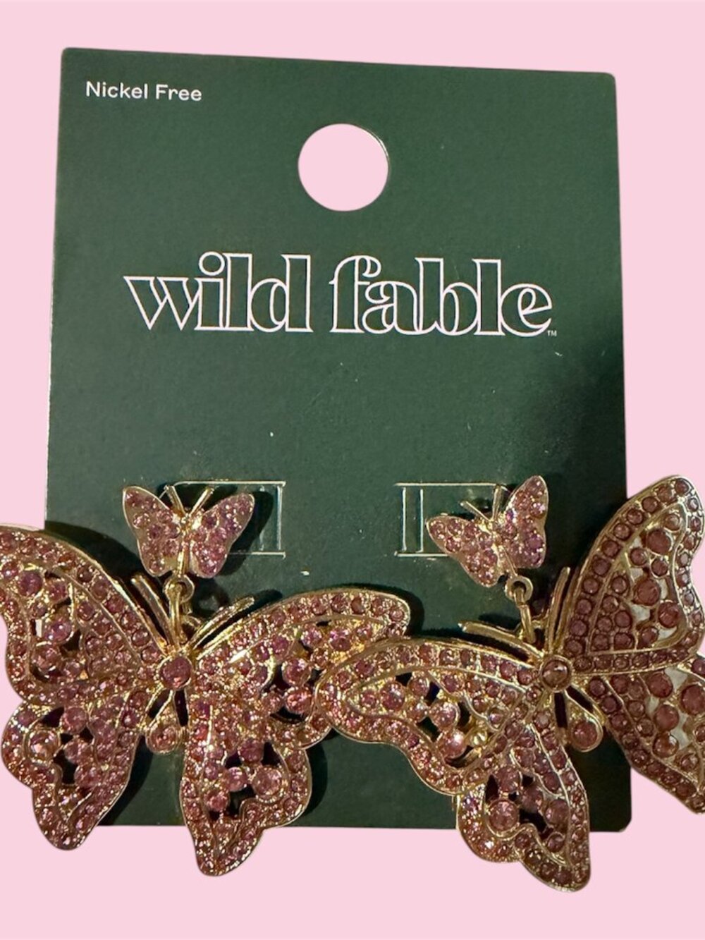 BUTTERFLY EARRINGS FROM WILD FABLE